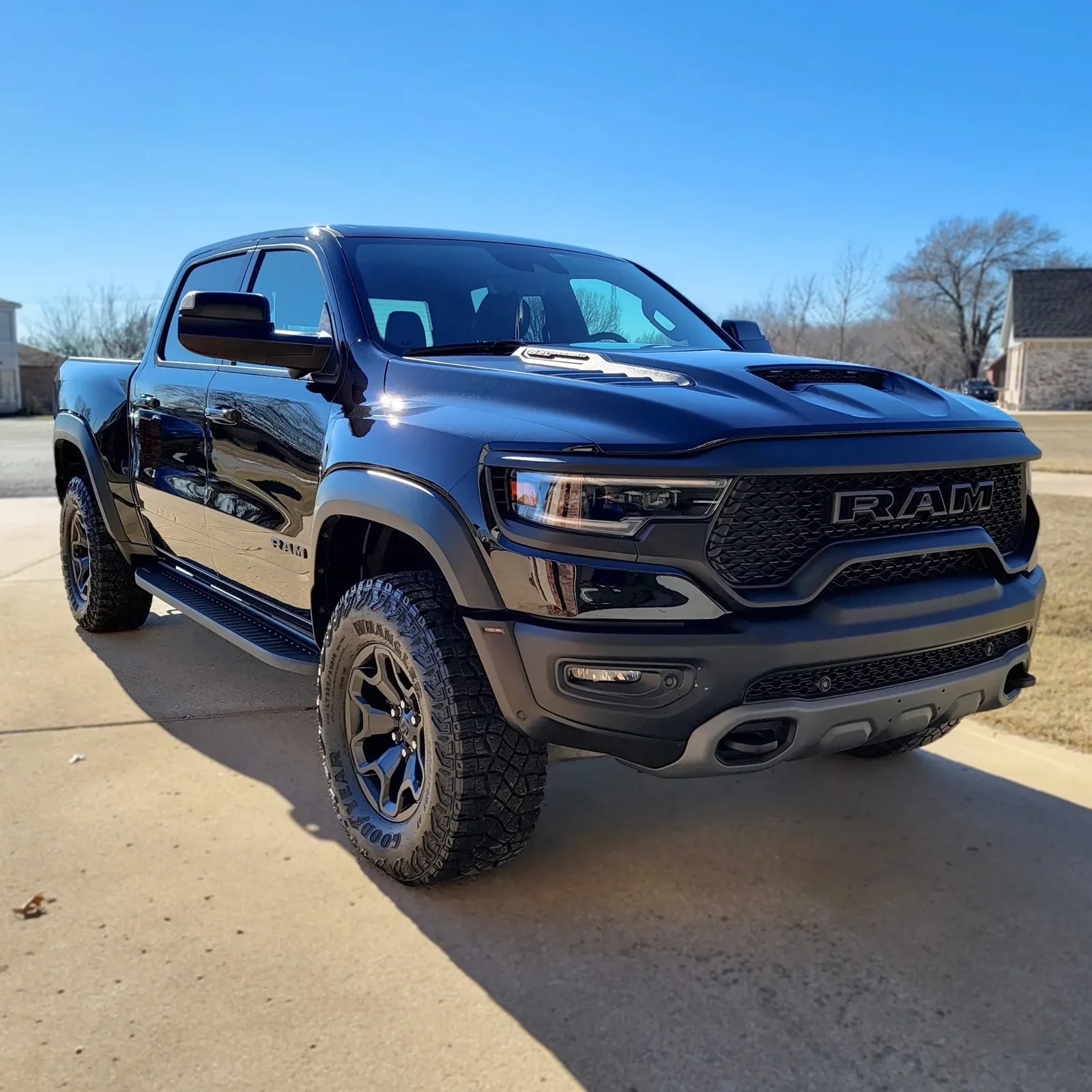 Black RAM truck after ceramic coating at Kaliber Auto Detailing